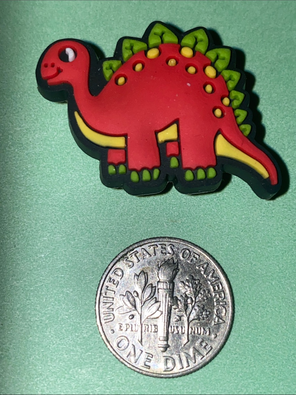 (10 for $15) Stegosaurus Dinosaur Crocs Shoes Charms